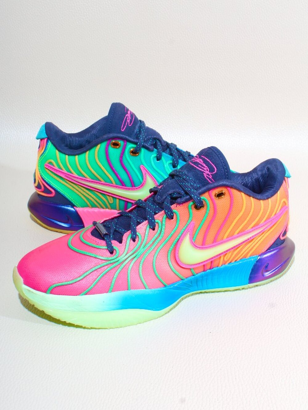 Mens Nike Air Zoom LeBron 21 XXI Optimism Size 8 Basketball Shoes HF5353-400
